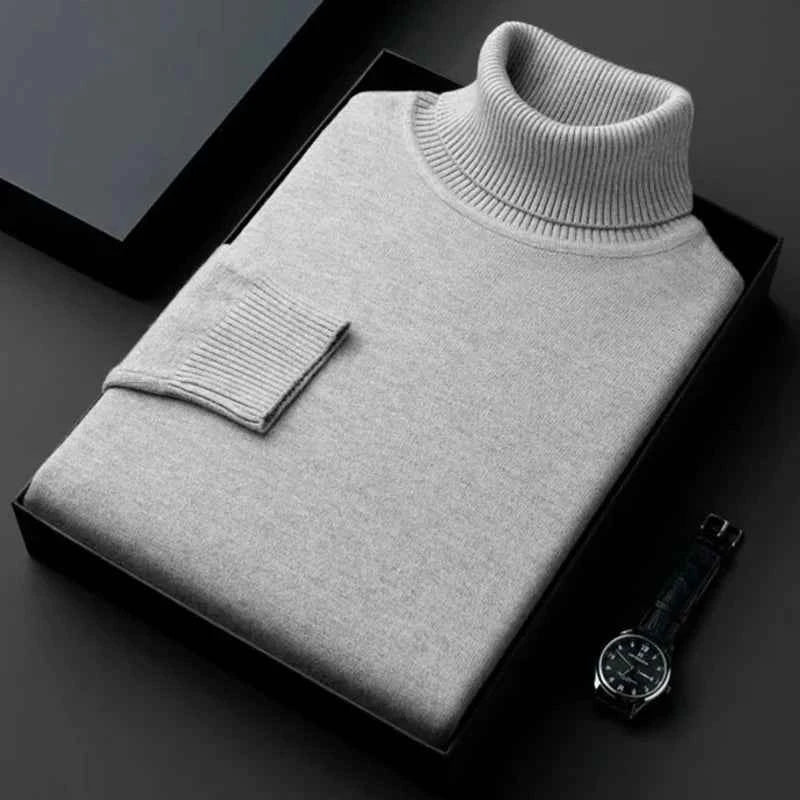 Men's High Quality Turtleneck Sweater