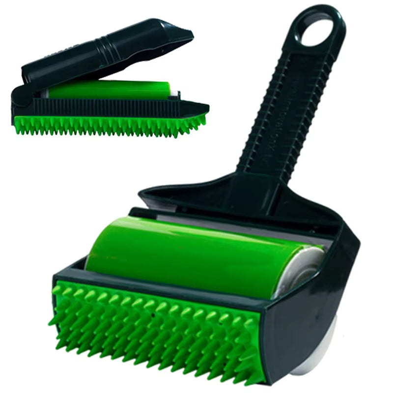 Stick It Roller by VaultHaus, a sticky roller for pet hair removal, reusable and washable lint roller for clothes and furniture