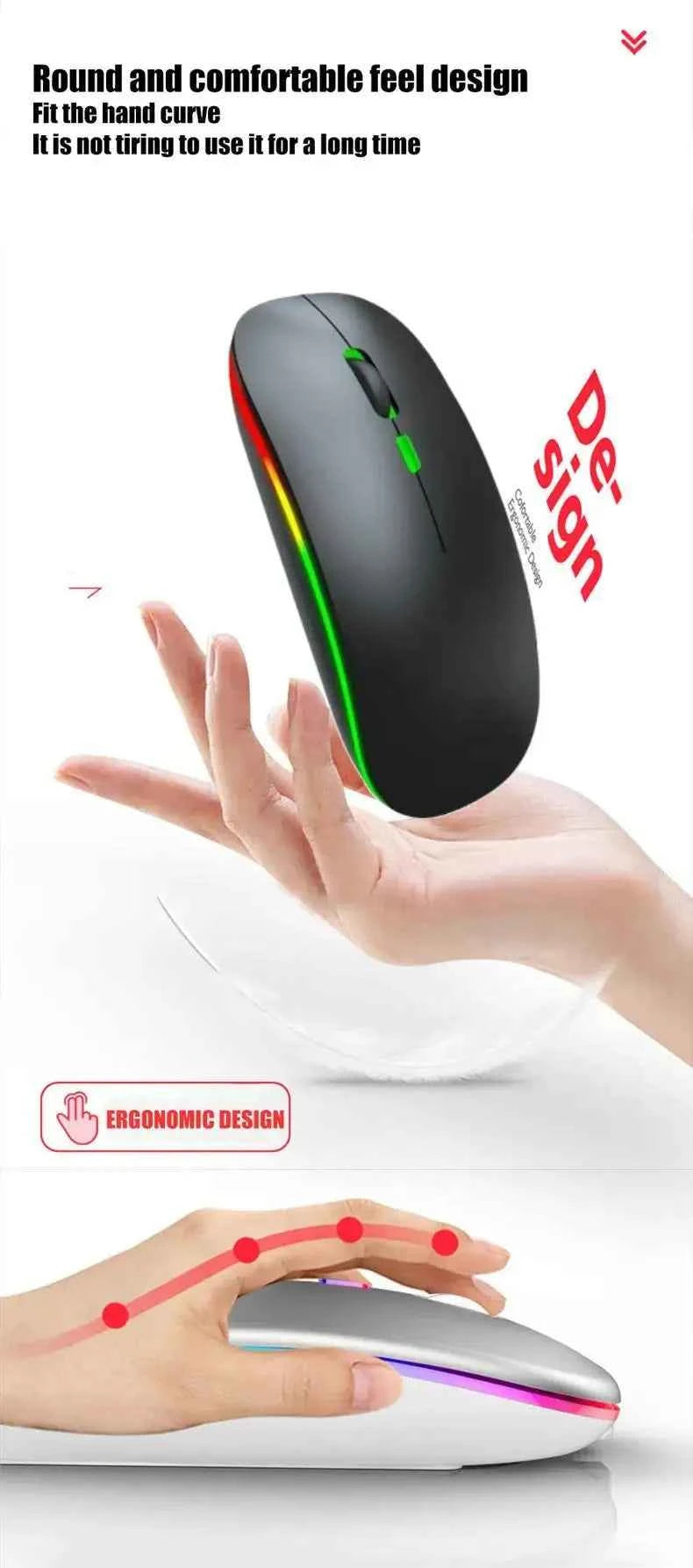 USB Compatible Gaming Mice with Backlight