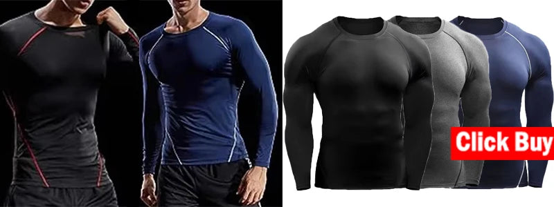 VaultHaus Compression Gym Shirt for Men in various colors with stretchable, moisture-wicking fabric
