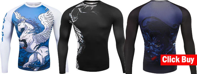 VaultHaus compression gym shirt for men with graphic designs featuring unicorn and panther motifs