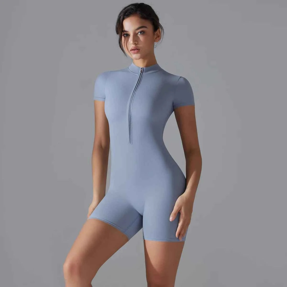 Short Sleeve Fitness Bodysuit Activewear