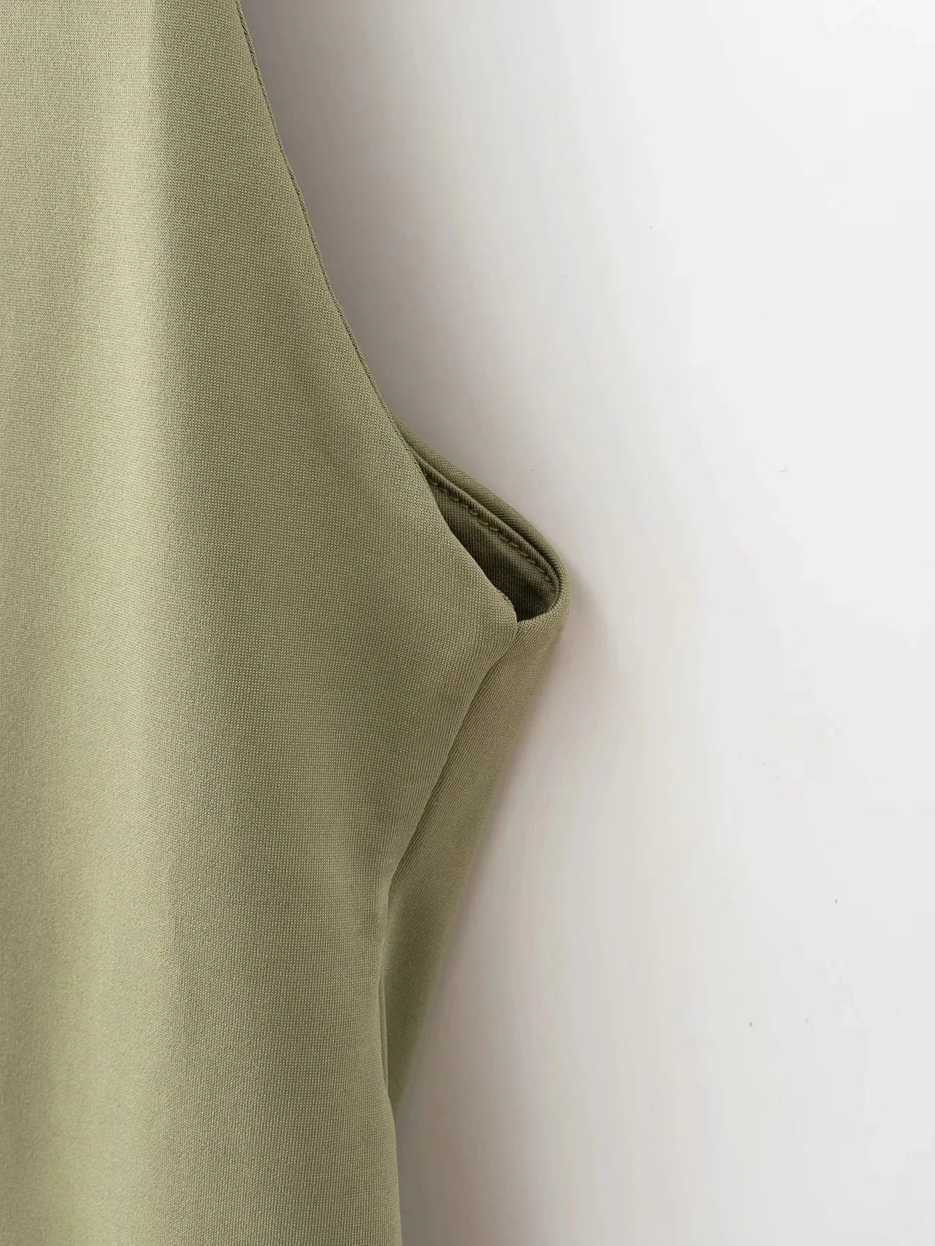 Olive green summer slim bodysuit designed for comfort and style during warm weather