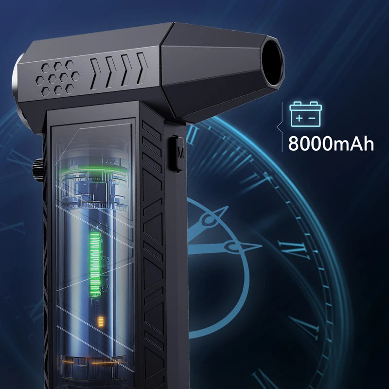 Xiaomi Fan 350000RPM Powerful Air Blower Vacuum Dust Cleaner Charging Brushless Turbo Jet Blower Dry with 8000mAh battery