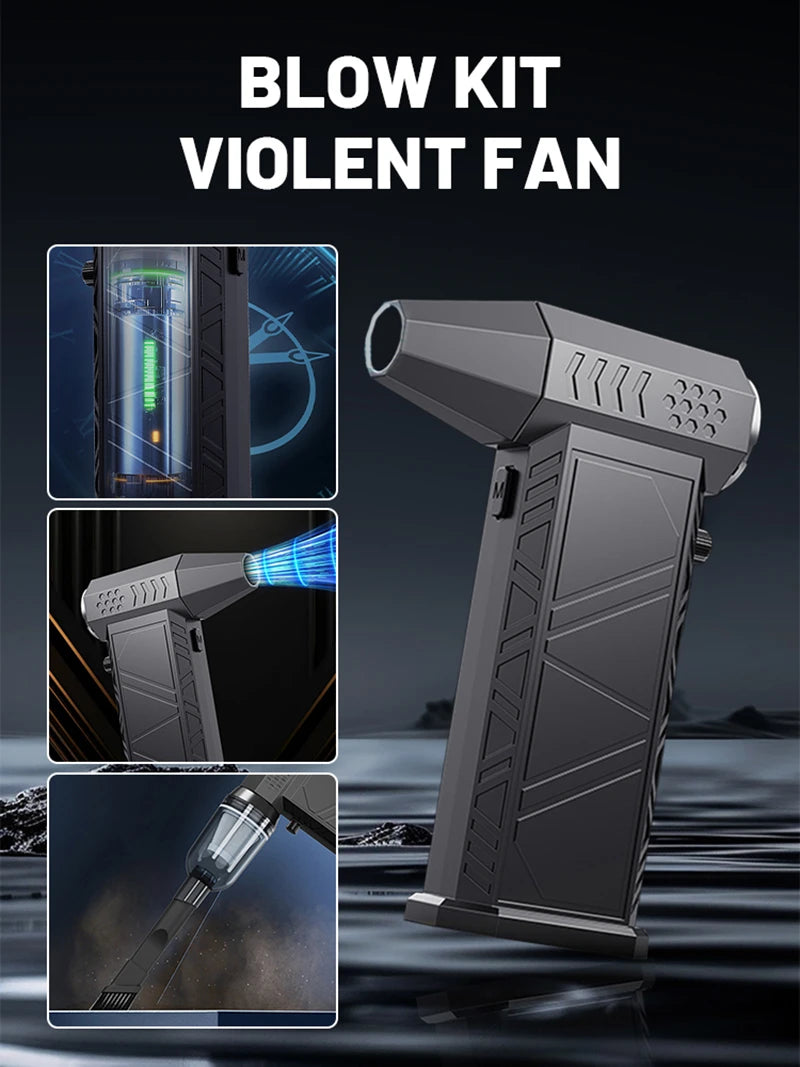 Xiaomi Fan 350000RPM Powerful Air Blower Vacuum Dust Cleaner Charging Brushless Turbo Jet Blower Dry for efficient cleaning