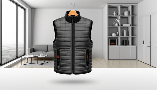 17-area usb infrared heated vest - winter electric jacket - 17-Area USB Infrared Heated Vest - Winter Electric Jacket