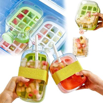 Ice Cube Tray With Straw - VaultHaus