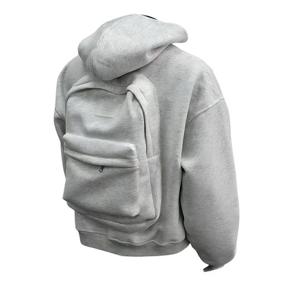 Hoodie with Integrated Backpack - VaultHaus