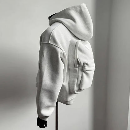 Hoodie with Integrated Backpack - VaultHaus
