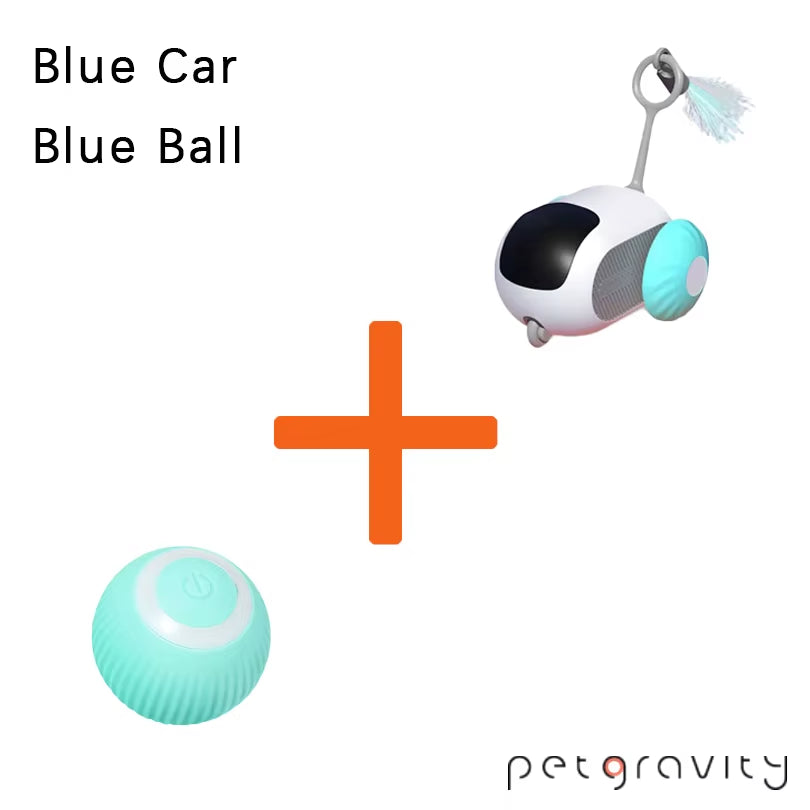 Pet Gravity Cat Smart Interactive Car Toy Automatic Moving Remote Mouse Indoor Kitty Ball Toys Controlled Car for Dogs Playing