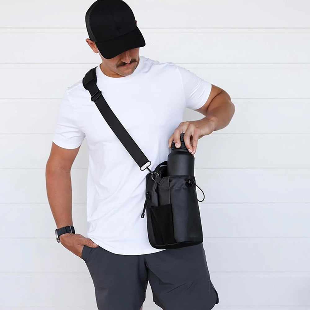 Magnetic Water Bottle Bag for Gym - VaultHaus