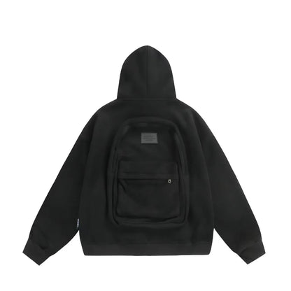 Hoodie with Integrated Backpack - VaultHaus