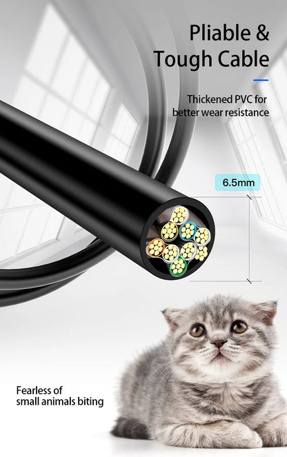 Gaming High Speed Ethernet Cable Cat8 40Gbps 2000MHz Internet Network Cable Ethernet Cat 8 20m 5m Rj45 20metres 20m LAN Cord