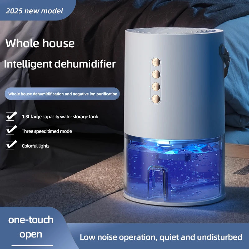 Smart Air Dehumidifier for Home Office - Negative Ion Mold Removal