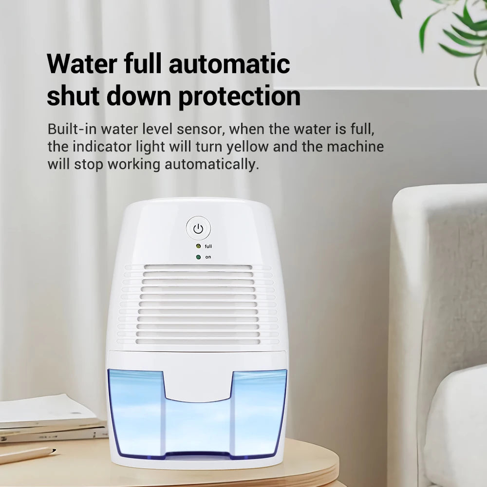 Mini Mute Dehumidifier: Home Moisture Absorber for Bedroom & Kitchen