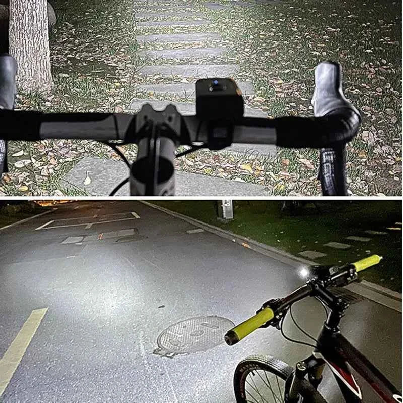 LED Bicycle Front Light Type-C Rechargeable Bicycle Headlight MTB Road Bike Headlamp Easy to Install Cycling Accessories