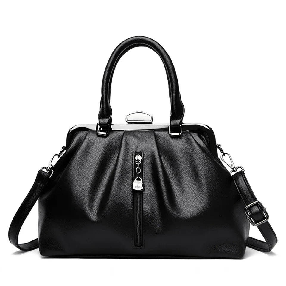 Women's High Quality PU Leather Handbag - Stylish Casual Tote