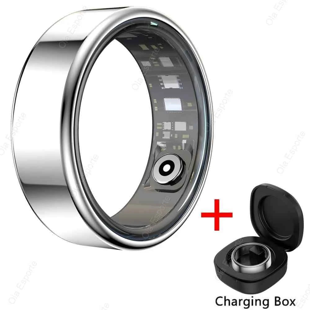 Aura Smart Health Ring: Heart rate, Blood Oxygen & Sleep quality metrics Monitor | Waterproof
