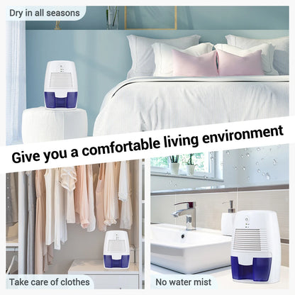 Mini Mute Dehumidifier: Home Moisture Absorber for Bedroom & Kitchen