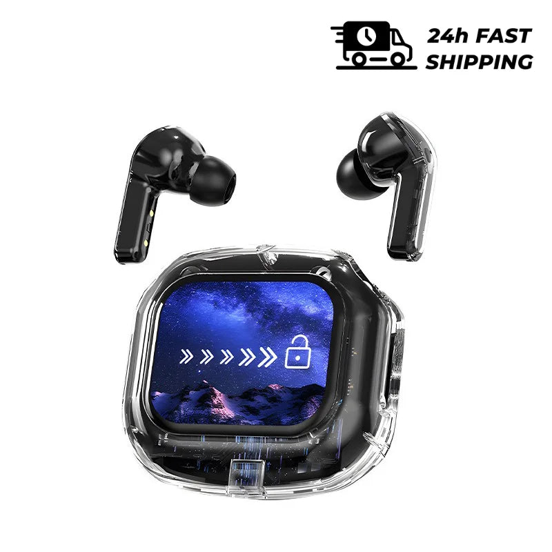 Translation Headphones with Multifunction Touch Screen Smart Wireless Bluetooth Earphone HiFi Audio Quality Business Earbud - VaultHaus