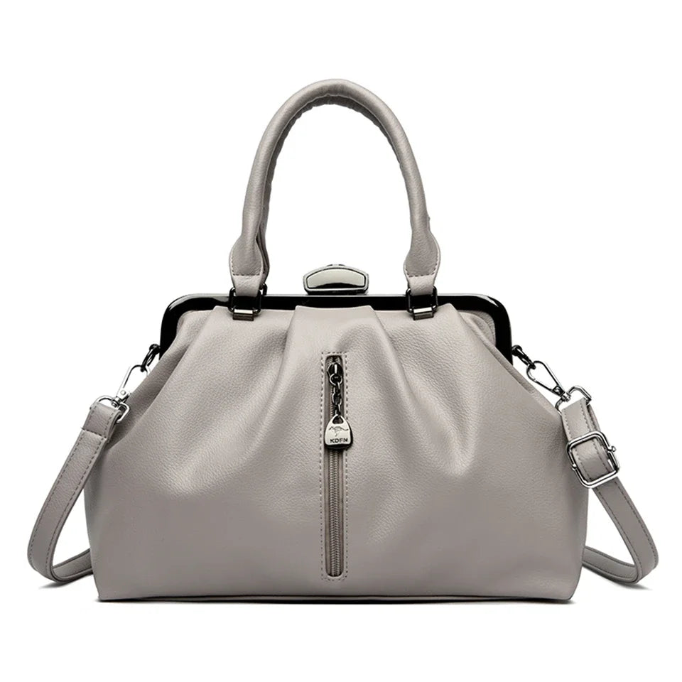 Women's High Quality PU Leather Handbag - Stylish Casual Tote
