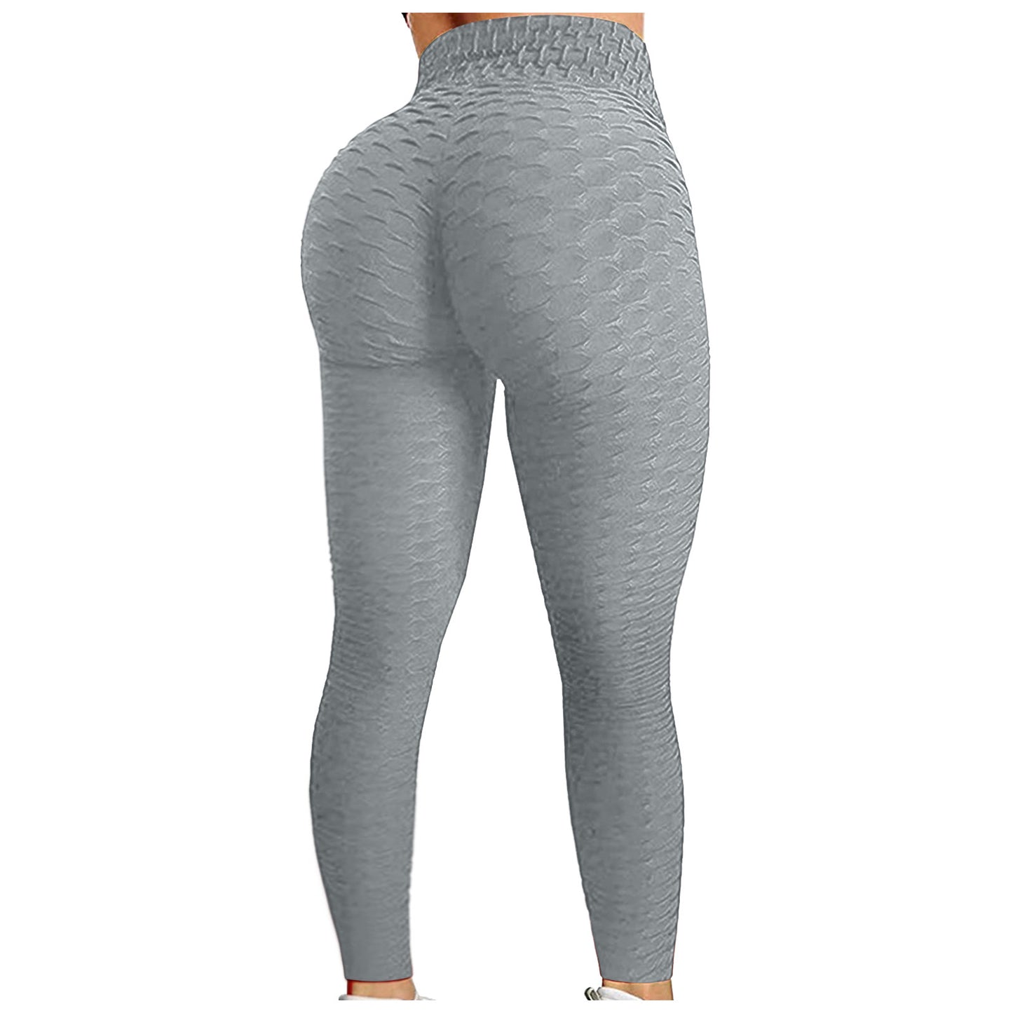 Damen Leggings mit hoher Taille, Yogahose, Bauchkontrolle, schlankmachende Booty-Leggings, Workout, Laufen, Po-Lift-Strumpfhose