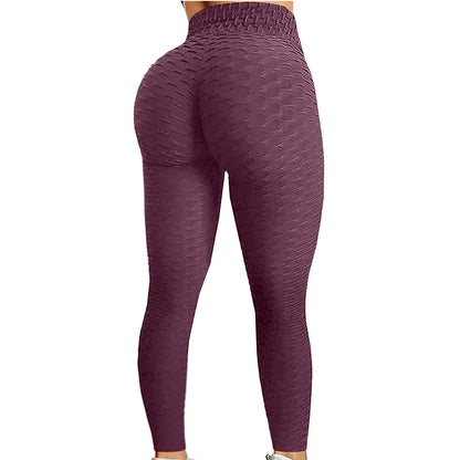 Women's High Waist Yoga Pants Tummy Control Slimming Booty Leggings Workout Running Butt Lift Tights