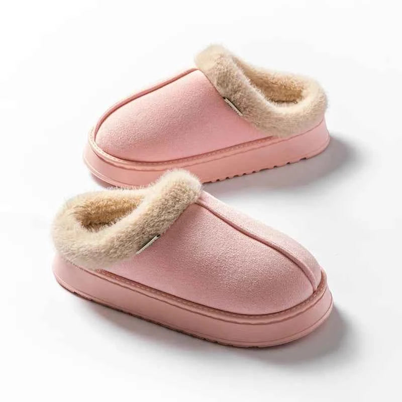 Cozy Fluffy EVA Anti-Slip Winter Slippers - Unisex Comfort