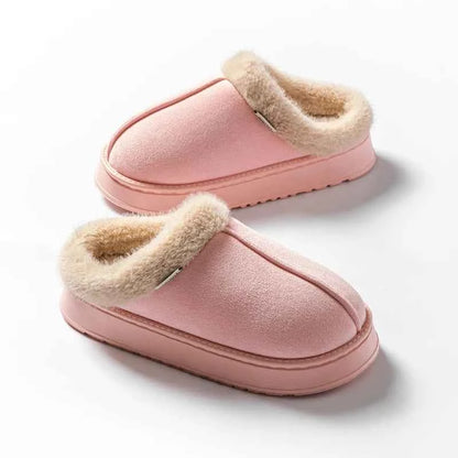 Cozy Fluffy EVA Anti-Slip Winter Slippers - Unisex Comfort