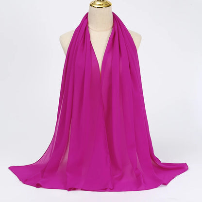 Muslim Chiffon Hijab Scarf - Elegant & Versatile - VaultHaus