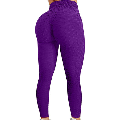 Damen Leggings mit hoher Taille, Yogahose, Bauchkontrolle, schlankmachende Booty-Leggings, Workout, Laufen, Po-Lift-Strumpfhose