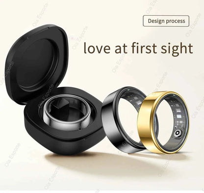Aura Smart Health Ring: Heart rate, Blood Oxygen & Sleep quality metrics Monitor | Waterproof