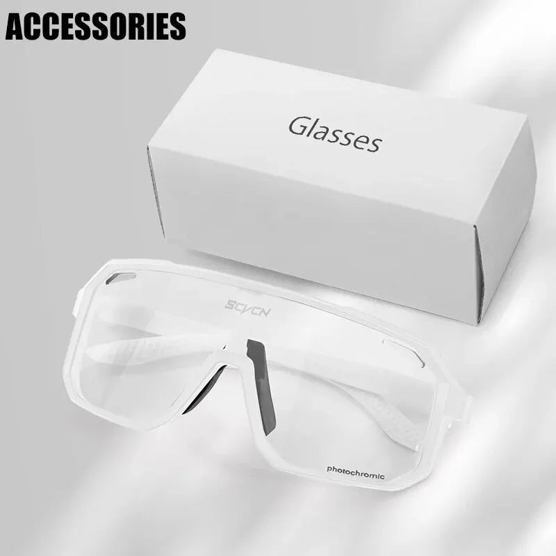 Cycling Glasses Photochromic Sunglasses Men Women Mountain Bike Road Eyewear New Bicycle Riding Outdoor Sports Hiking Goggles - VaultHaus