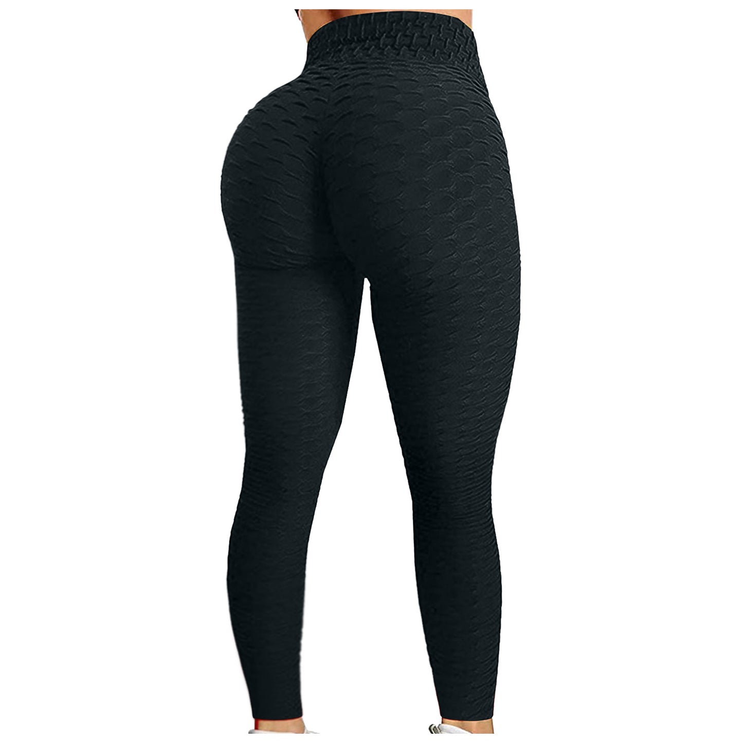 Damen Leggings mit hoher Taille, Yogahose, Bauchkontrolle, schlankmachende Booty-Leggings, Workout, Laufen, Po-Lift-Strumpfhose