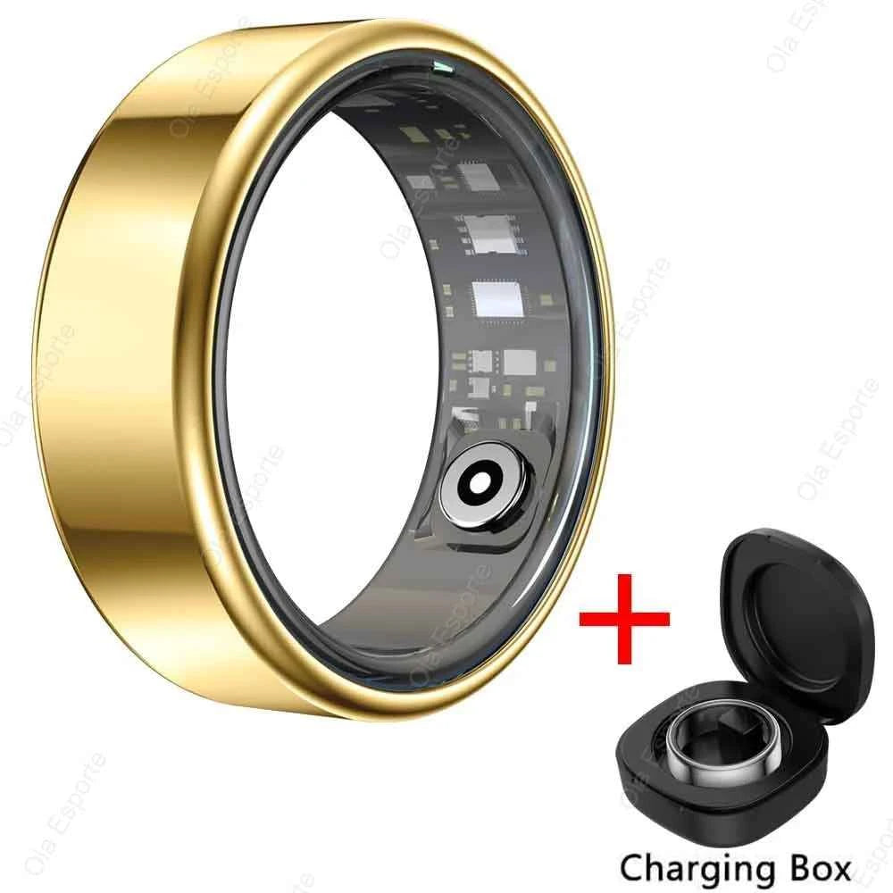 Aura Smart Health Ring: Heart rate, Blood Oxygen & Sleep quality metrics Monitor | Waterproof