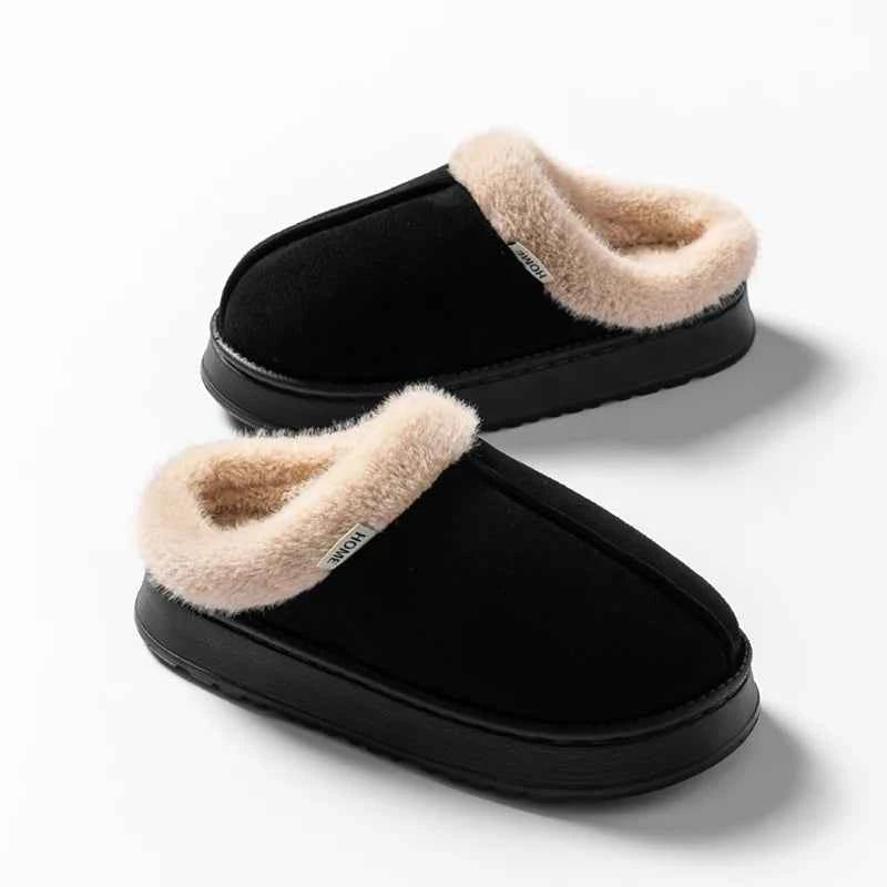 Cozy Fluffy EVA Anti-Slip Winter Slippers - Unisex Comfort