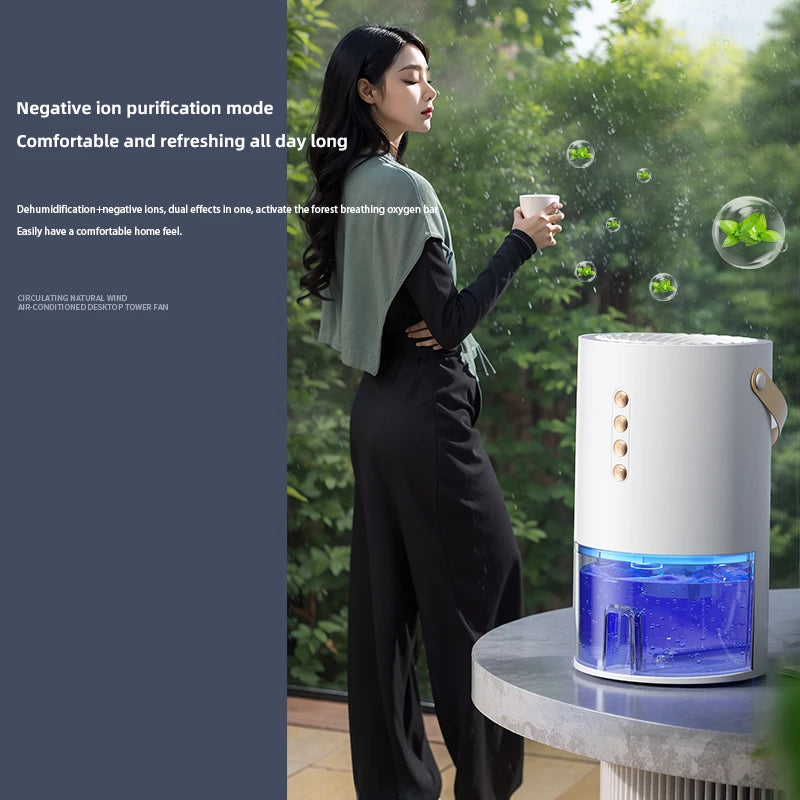 Smart Air Dehumidifier for Home Office - Negative Ion Mold Removal