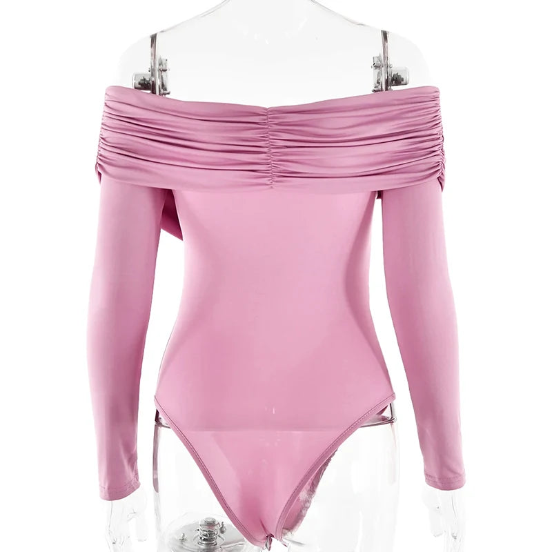 Sexy Off Shoulder Bodysuit for Trendy Looks - VaultHaus