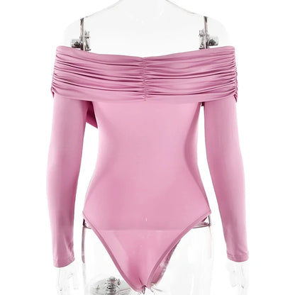 Sexy Off Shoulder Bodysuit for Trendy Looks - VaultHaus