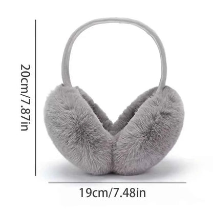 Plush Winter Earmuffs for Men & Women | Solid Soft Ear Warmer