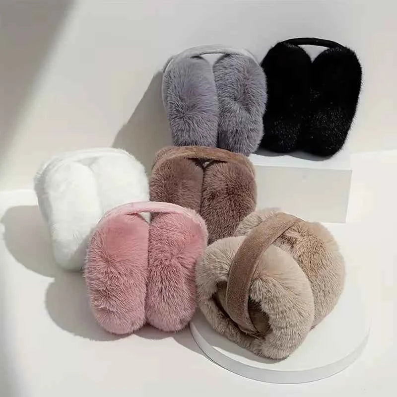 Plush Winter Earmuffs for Men & Women | Solid Soft Ear Warmer