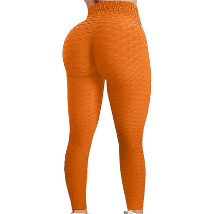 Damen Leggings mit hoher Taille, Yogahose, Bauchkontrolle, schlankmachende Booty-Leggings, Workout, Laufen, Po-Lift-Strumpfhose