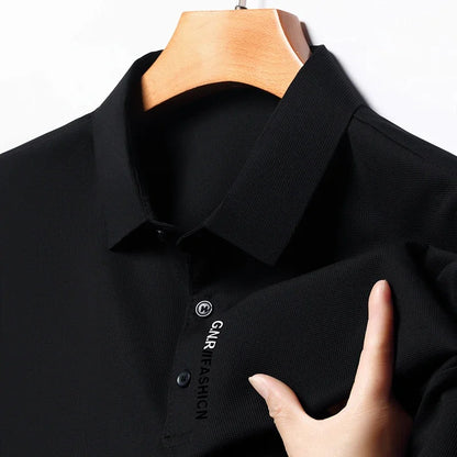 Short Sleeve Solid Colour Polo for Men - VaultHaus