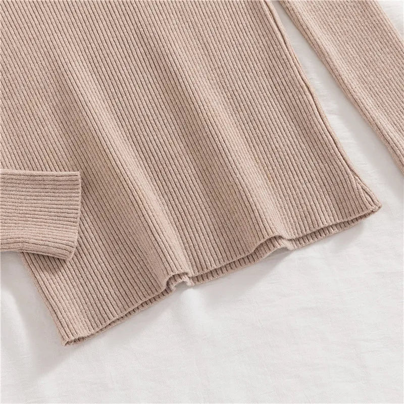 Women's Winter Fall Turtleneck Sweater Knitted Soft Pullovers Cashmere Jumpers Basic Soft Sweaters For Women 2024 Autumn Winter