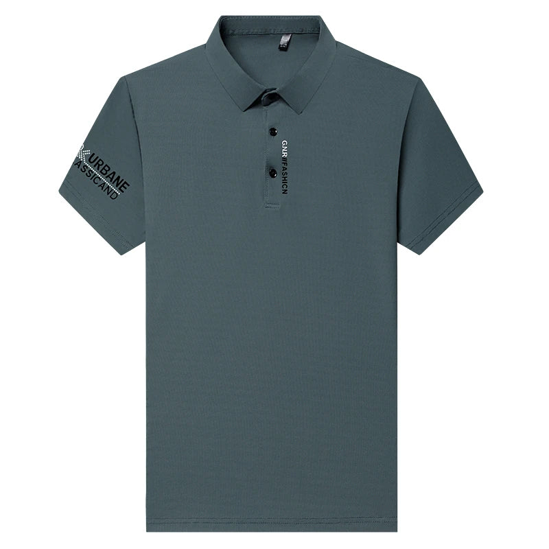 Short Sleeve Solid Colour Polo for Men - VaultHaus