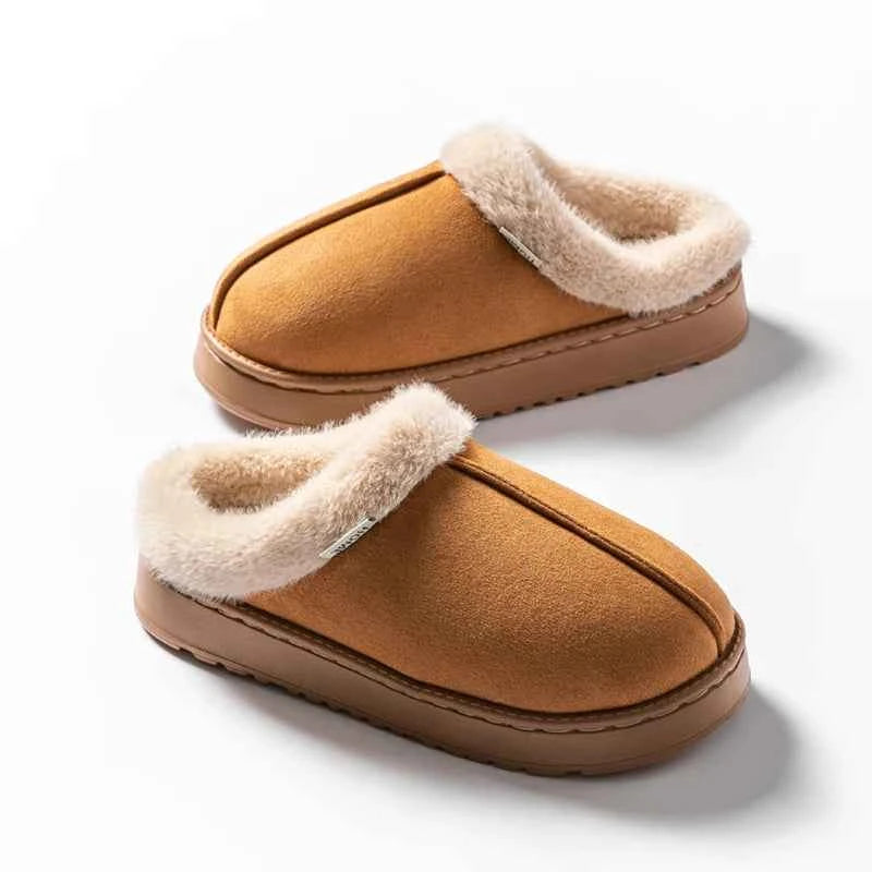 Cozy Fluffy EVA Anti-Slip Winter Slippers - Unisex Comfort