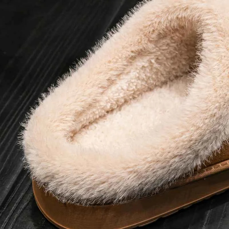 Cozy Fluffy EVA Anti-Slip Winter Slippers - Unisex Comfort