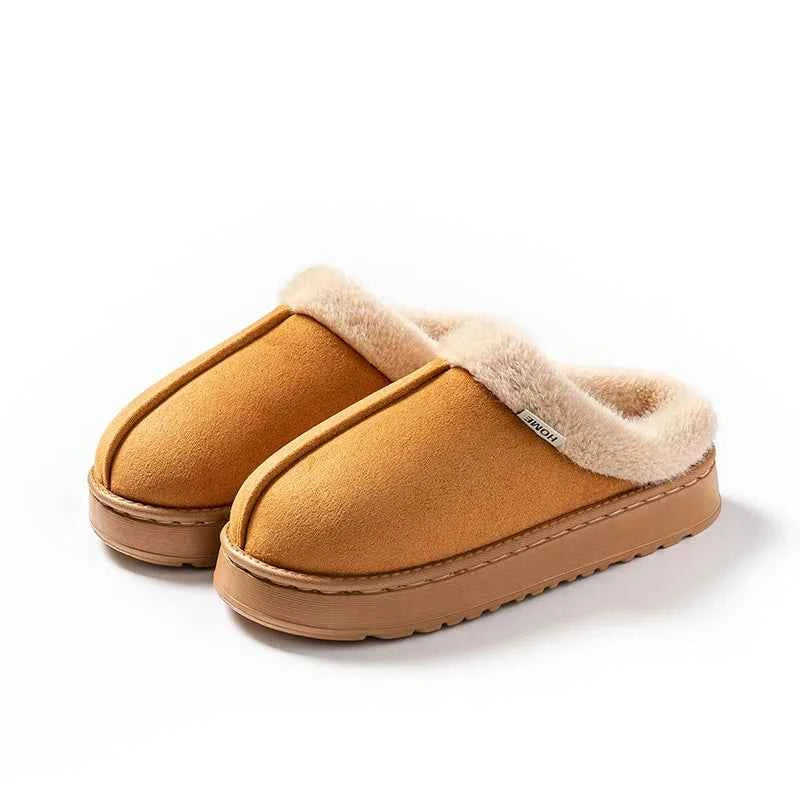 Cozy Fluffy EVA Anti-Slip Winter Slippers - Unisex Comfort