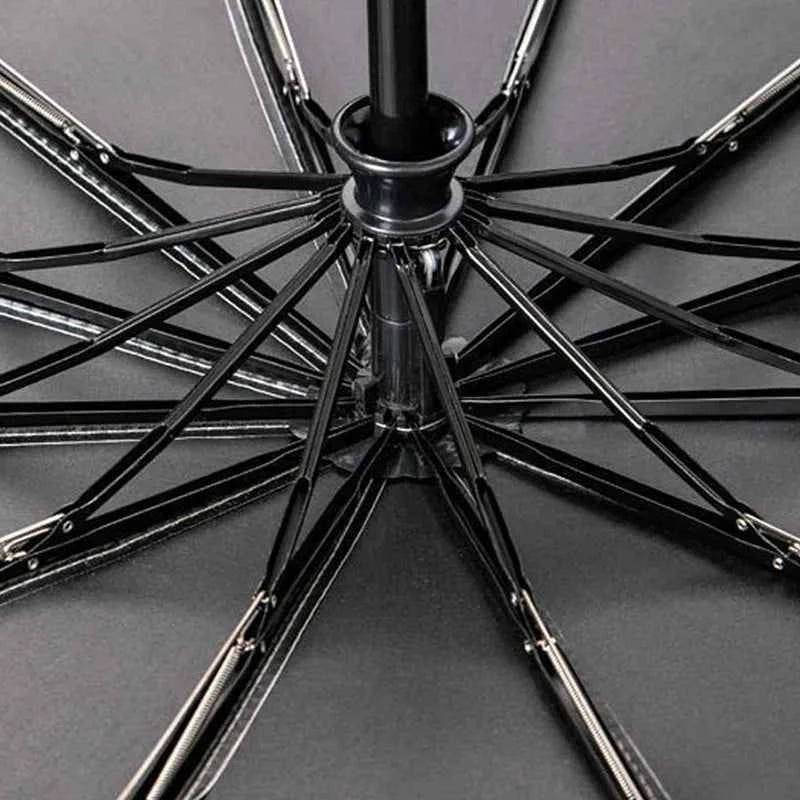 24-Bone Windproof Umbrella: Strong & Anti-UV Sunscreen