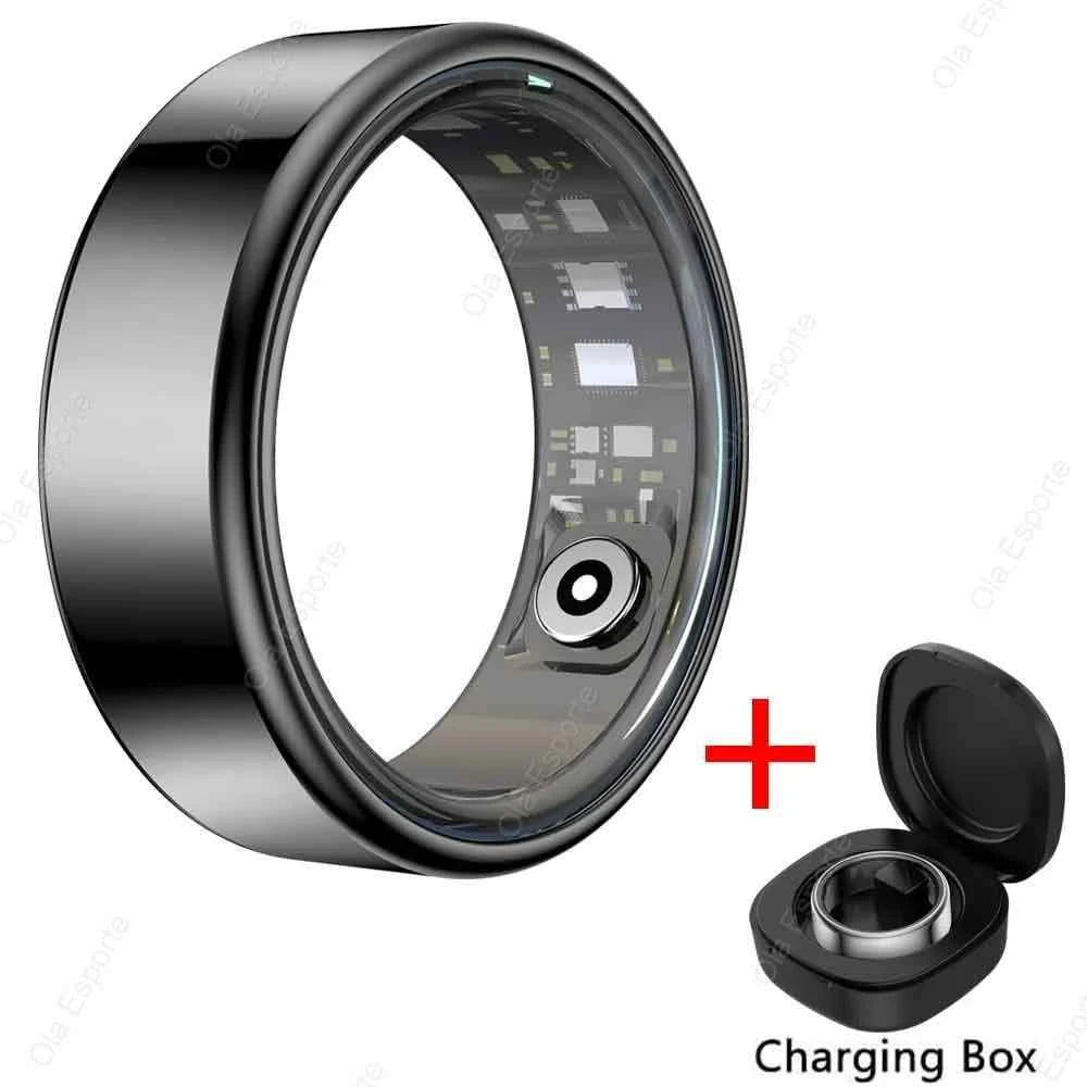 Aura Smart Health Ring: Heart rate, Blood Oxygen & Sleep quality metrics Monitor | Waterproof
